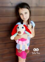 Crocheted doll-dog Roosi, she is Lotte's sister - Image 2