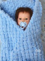 Baby blanket blue - Image 2