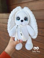 White lovely bunny