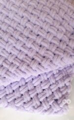 Purple baby blanket