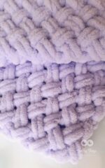 Purple baby blanket - Image 3