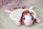 Handmade unicorn rug, children's rug, soft sheep Home decore - Image 4