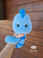 Cute blue snake - Image 4