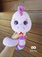 Cute pink snake