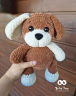 Brown white dog