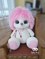 Pink hedgehog with silky spines - Image 3