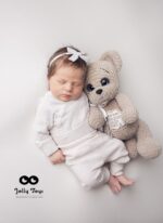 Light brown teddy bear, personalised toy - Image 2