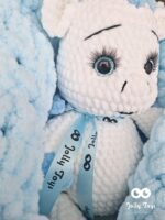 White/light blue cute dragon Name cat gift - Image 6