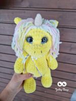 Kollane ükssarvik Maagiline nimeline kingitus - Image 3