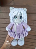 Hobune-preili lillas kleidis 2026. aasta sümbol Personaliseeritud kingitus