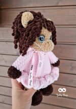 Lady Horse in a Pink Dress – Symbol of 2026  Personalized Gift - Image 2