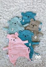 Muslin Bear Comfort Blanket- Your Baby’s Softest Little Friend - Image 2