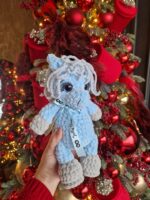 A small light-blue horse, personalized with a name- the symbol of the year 2026. - Image 4