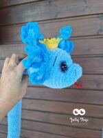 Blue snake, 2025 symbol, Personalized gift - Image 2