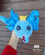 Blue snake, 2025 symbol, Personalized gift